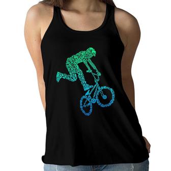 Bmx Rider Bike Bicycle Stunt Racing Boys Women Flowy Tank | Mazezy