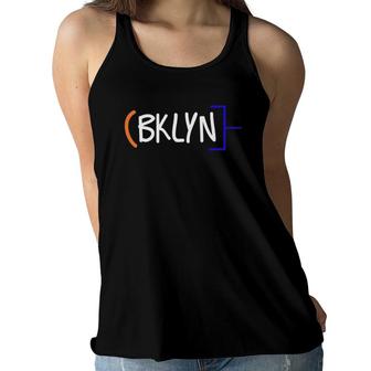 Brooklyn Basketball Bklyn Modern Nyc Fan Gift Men Women Kids Women Flowy Tank | Mazezy