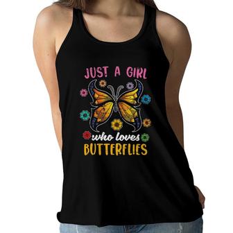 Butterflies Lover Nature Animal Girls Women Insect Butterfly Women Flowy Tank | Mazezy