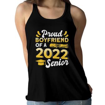 Class Of 2022 Proud Boyfriend Of A 2022 Senior Graduation Women Flowy Tank | Mazezy