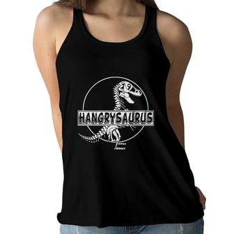 Dinosaur Hangry Saurus World Funny Kids Women Flowy Tank | Mazezy