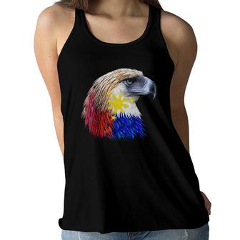 Filipino Philippines Pride Gift For Men Woman Kids Women Flowy Tank | Mazezy