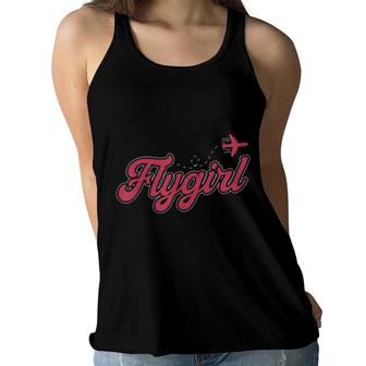 Flygirl For A Flight Attendant Women Flowy Tank | Mazezy