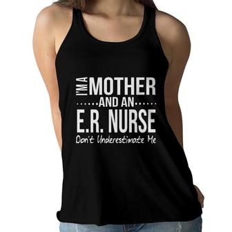 Funny ER Nurse Emergency Room Nurses Birthday Gift Women Flowy Tank - Seseable
