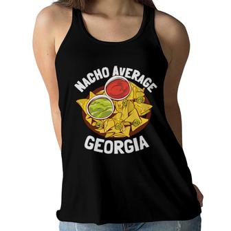 Funny Girls Nacho Average Georgia Women Flowy Tank | Mazezy