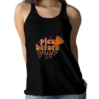 Funny Thanksgiving Pies Before Guys For Women And Girls Women Flowy Tank | Mazezy