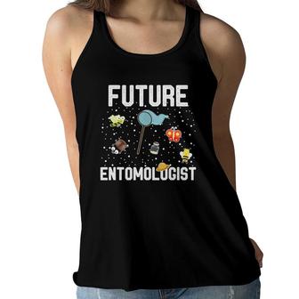 Future Entomologist Insect Lover & Collector Kids Gift Women Flowy Tank | Mazezy