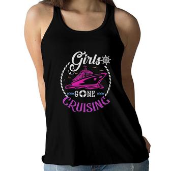 Girls Gone Cruising For Women Cruise Women Flowy Tank | Mazezy