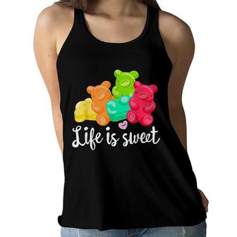 Gummy Bears Soft Sugar Candy Fruity Juicy Kids Gift Women Flowy Tank - Seseable