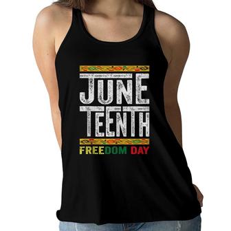 Juneteenth Since 1865 Black History Month Melanin Girls Boy Women Flowy Tank | Mazezy