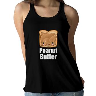 Kawaii Peanut Butter Jelly Halloween Matching Women Flowy Tank - Seseable