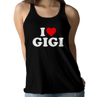 Kids I Love Gigi For Boy Girl Toddler Children Youth Women Flowy Tank | Mazezy