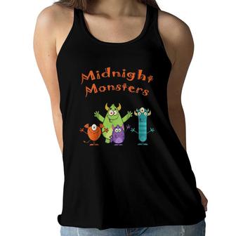 Kids Midnight Monsters Team Jersey Women Flowy Tank | Mazezy