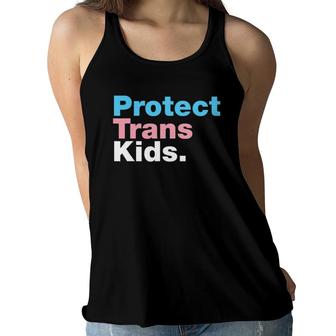Lgbt Support Protect Trans Kid Lgbt Pride Women Flowy Tank | Mazezy
