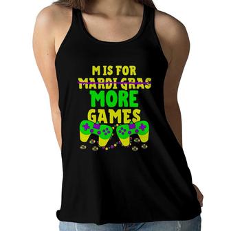 Mardi Gras Video Game Controller Awesome Boys Costume Kids Women Flowy Tank | Mazezy