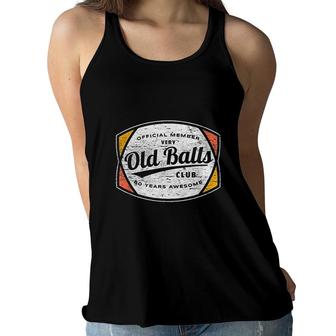 Mens Old Balls Club 80 Years Of Awesome 1940 Funny 80th Birthday Women Flowy Tank - Seseable