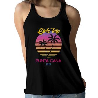 Punta Cana Girls Trip 2022 Women Flowy Tank | Mazezy