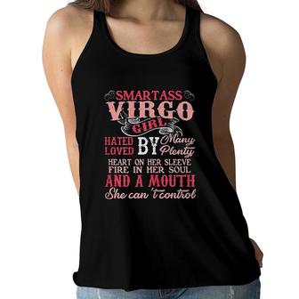 Virgo Girl Shirt Gift Women Flowy Tank | Mazezy