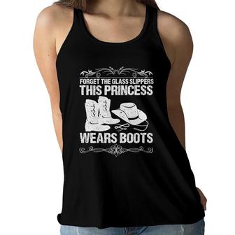 Womens Cowgirl Princess Country Music Square Dance Western Style Women Flowy Tank | Mazezy