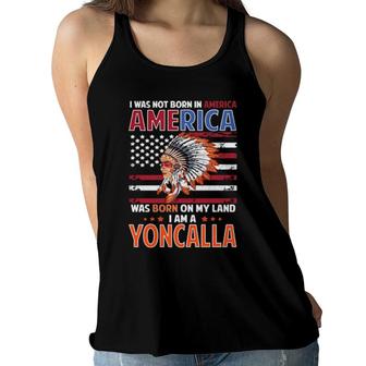 Yoncalla Native American Girl Yoncalla Female Related Women Flowy Tank | Mazezy