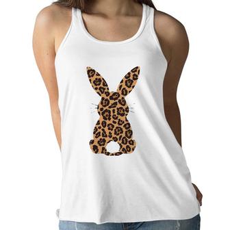 Easter Leopard Bunny Rabbit Palm Sunday Girls Women Kids Women Flowy Tank | Mazezy