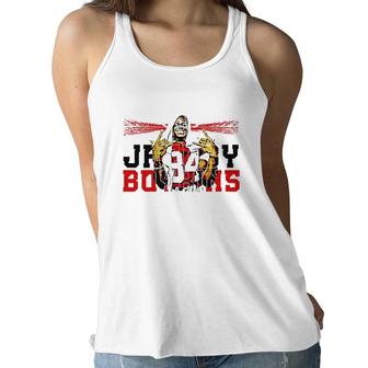 Jacoby Boykins Gameday Plk Basketball Player Women Flowy Tank | Mazezy
