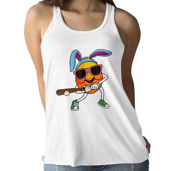 Toddler Boys Easter Bunny Baseball Pitcher Outfit Kids Teens Women Flowy Tank | Mazezy