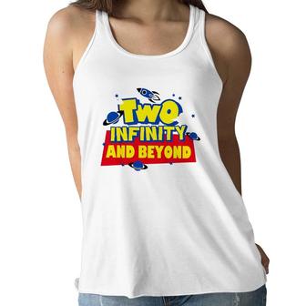 Two Infinity N Beyond 2Nd Birthday Children Toddler Boys Women Flowy Tank | Mazezy