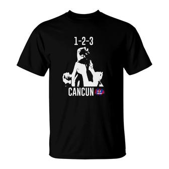 1-2-3 Cancun Vacation Funny Meme For Detroit T-Shirt