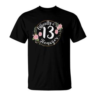 13Th Birthday Official Teenager Teen Girl 13 Year Old T-Shirt | Mazezy DE