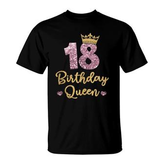 18Th Birthday Queen 18Th Birthday 18 Years T-Shirt | Mazezy