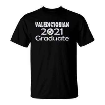 2021 Valedictorian Class Of 2021 Graduate Honor Senior Grad T-Shirt | Mazezy