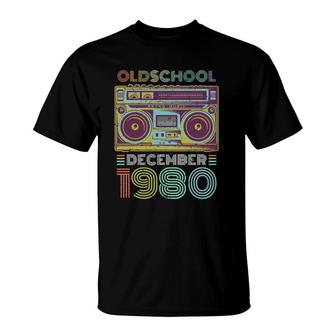 40Th Birthday Gift December 1980 Forty Years Old T-Shirt | Mazezy