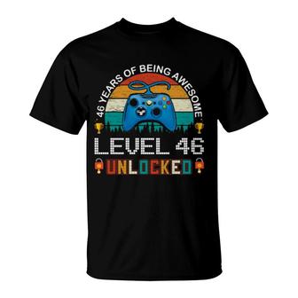 46 Years Of Being Awesome T-Shirt | Mazezy