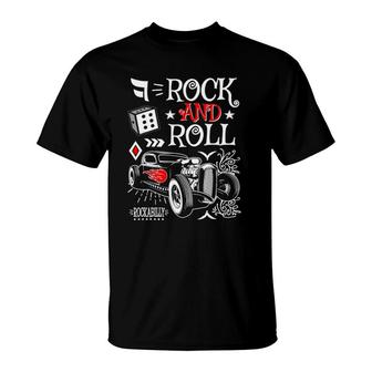 50S Hot Rod Vintage Rockabilly Sock Hop Doo Wop Hotrod 60S T-Shirt | Mazezy
