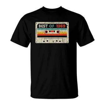 52Nd Bday Gifts Best Of 1969 Retro Cassette Tape Vintage T-Shirt | Mazezy