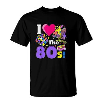 This Is My 80S Costume Vintage Retro I Love The 80S T-shirt - Thegiftio UK