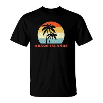 Abaco Bahamas Vintage Retro Sun & Surf Throwback Gift T-Shirt | Mazezy CA