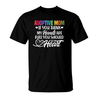 Adoptive Mom Adoption Foster Mom Mother T-Shirt | Mazezy DE