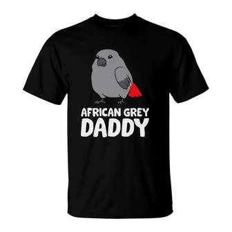 African Grey Daddy Bird African Grey Parrot T-Shirt | Mazezy