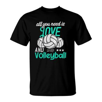 All You Need Is Love Volleyball T-Shirt | Mazezy DE