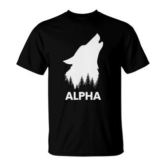 Alpha Wolf Lover T-Shirt | Mazezy