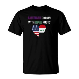 American Grown With Iraqi Roots T-Shirt | Mazezy