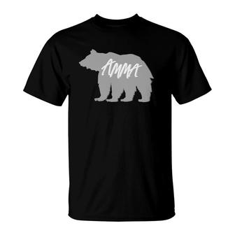 Amma Bear Icelandic Grandmother Nickname T-Shirt | Mazezy