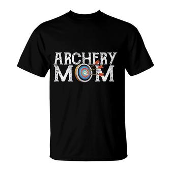 Archery Mom Target Proud Parent Bow T-Shirt | Mazezy UK