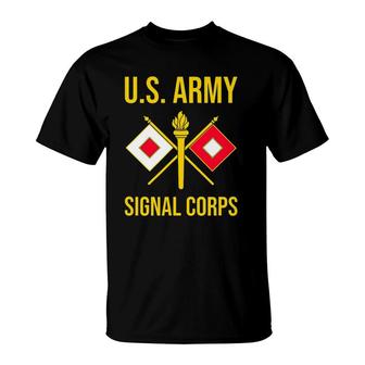 Army Signal Corps Branch Usasc Us T-Shirt | Mazezy DE