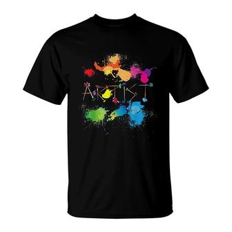 Artist Messy Painters Funny Paint Splatter Art T-Shirt - Seseable