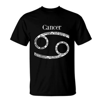 Astrology Zodiac Sign Horoscope T-Shirt | Mazezy CA
