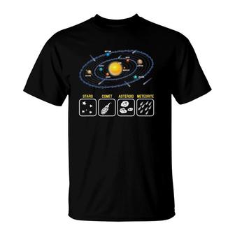 Astronomy Geek Galaxy Science Outer Space Solar System Nerd T-Shirt | Mazezy