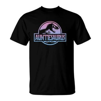 Auntiesaurus Dinosaurrex Mother Day For Mom T-Shirt | Mazezy
